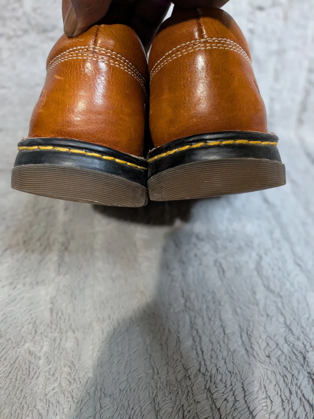 Dr. Martens Men's Brown Leather Casual Lace-Up Shoe Men Size 10